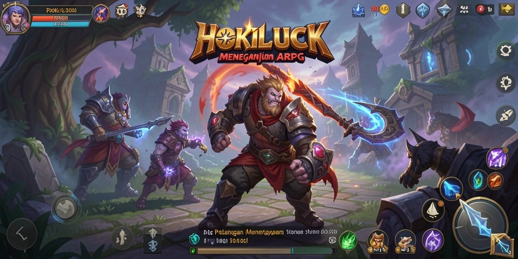 Tampilan gameplay seru dalam HOKILUCK yang penuh aksi.