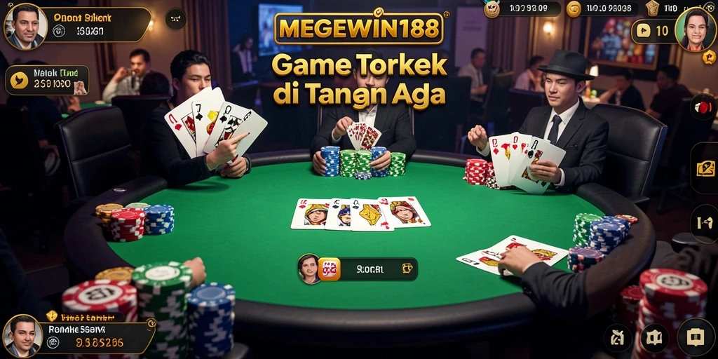 Gameplay seru dan interaktif di MEGEWIN188 Poker.