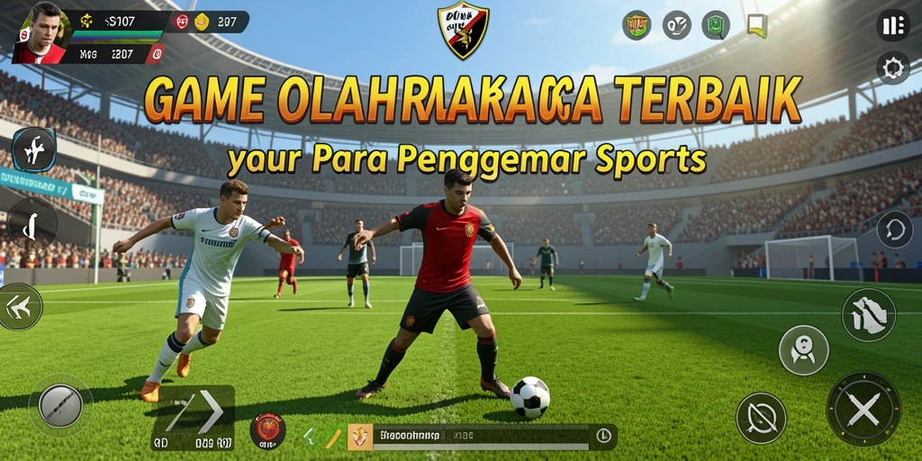 Tampilan gameplay seru dari SD107 dengan aksi olahraga yang intens.