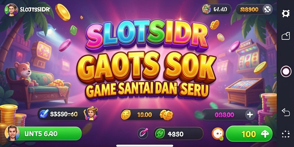 Tampilan menarik dari gameplay SLOTSIDR yang penuh warna.